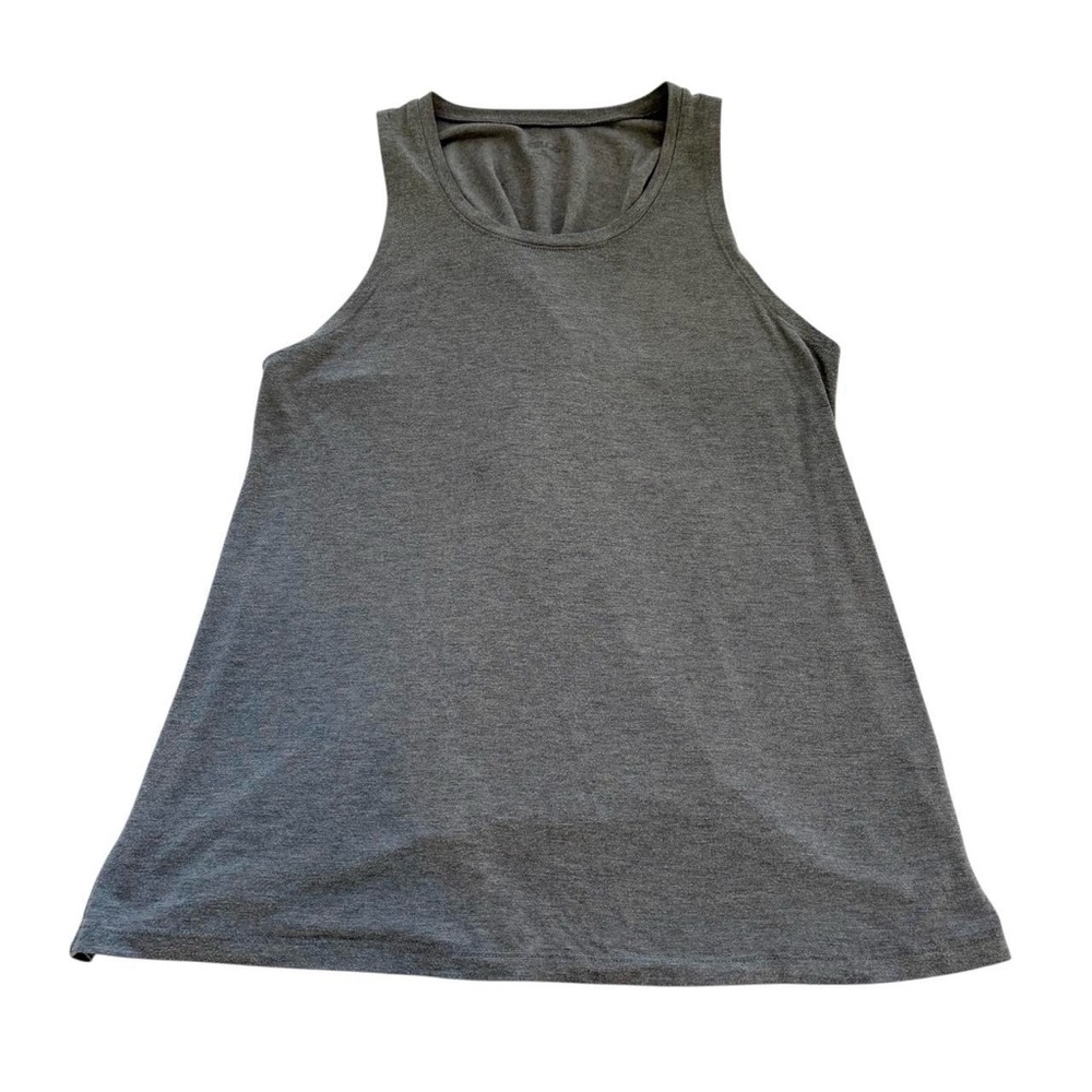 Zelos Gray Twist Back Tank Top